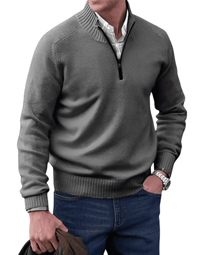 Maglione Zip Casual