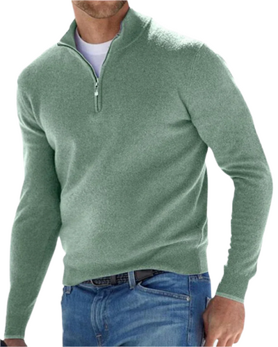 Maglione Elegante con Zip