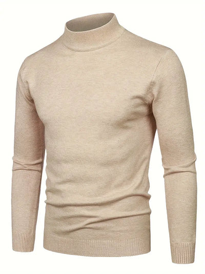 Maglione Elegante a Collo Alto