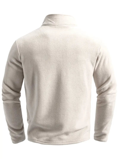 Maglione con Zip a Manica Lunga