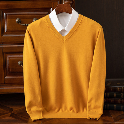 Maglione Chic con Scollatura a V
