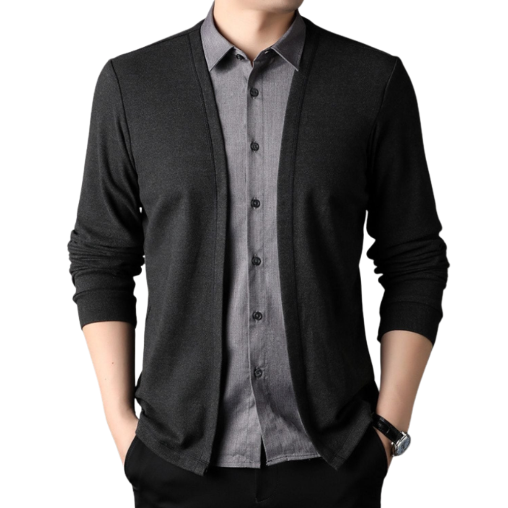 Camicia e cardigan 2-in-1