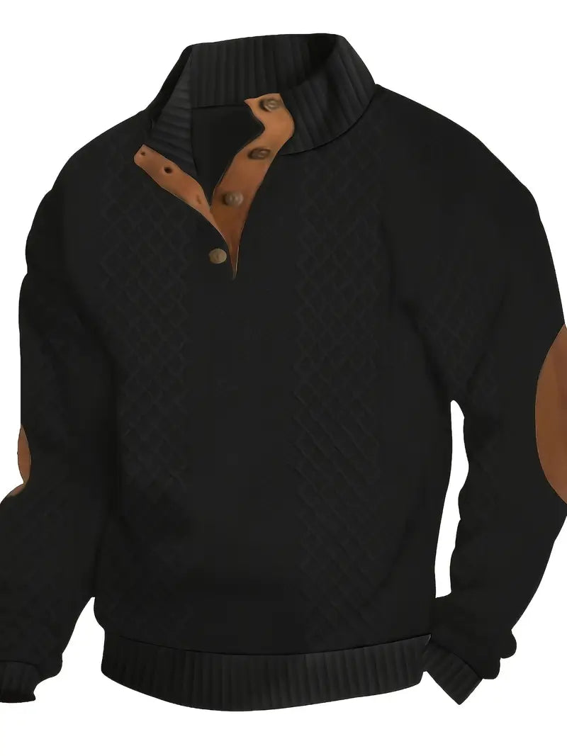 Maglione Elegante con Bottoni