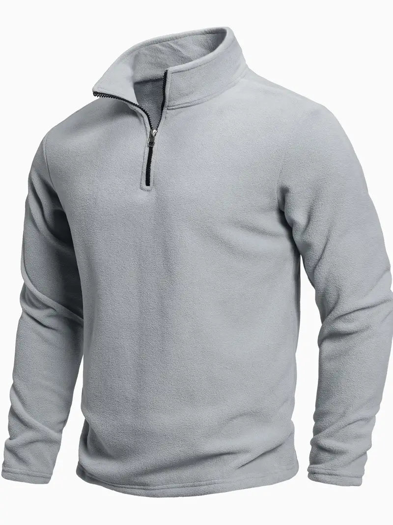 Maglione con Zip a Manica Lunga