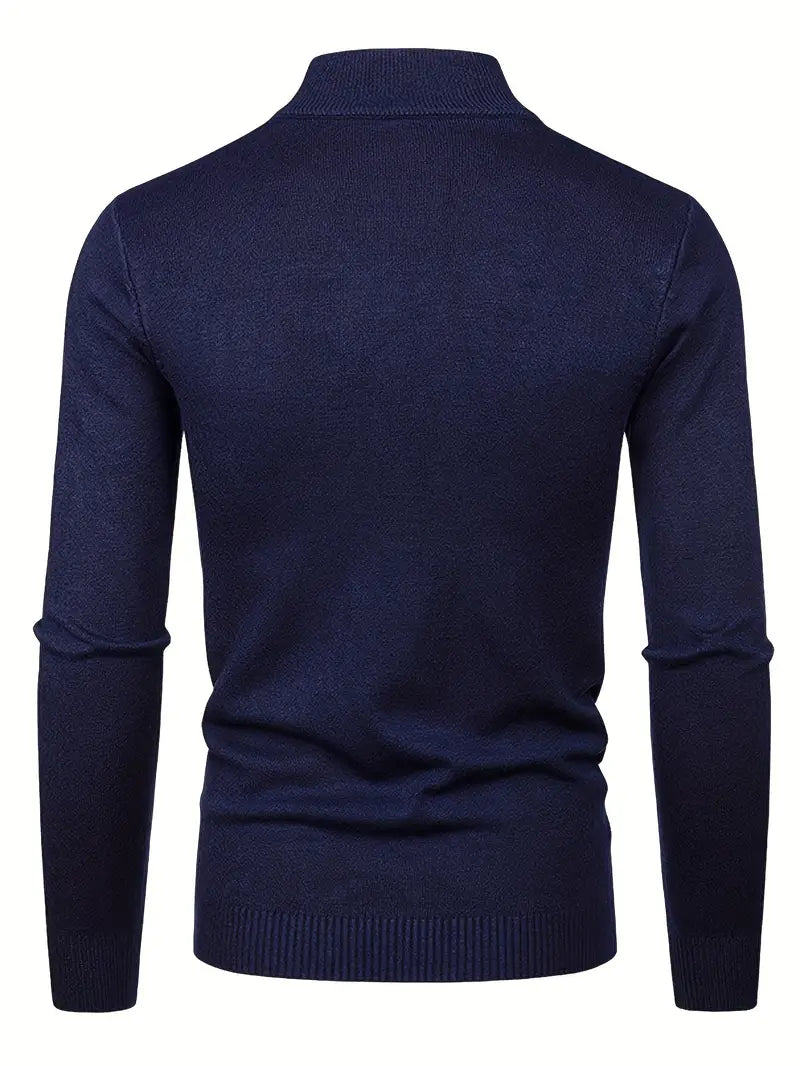 Maglione Elegante a Collo Alto