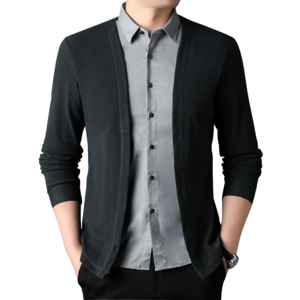 Camicia e cardigan 2-in-1