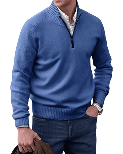 Maglione Zip Casual