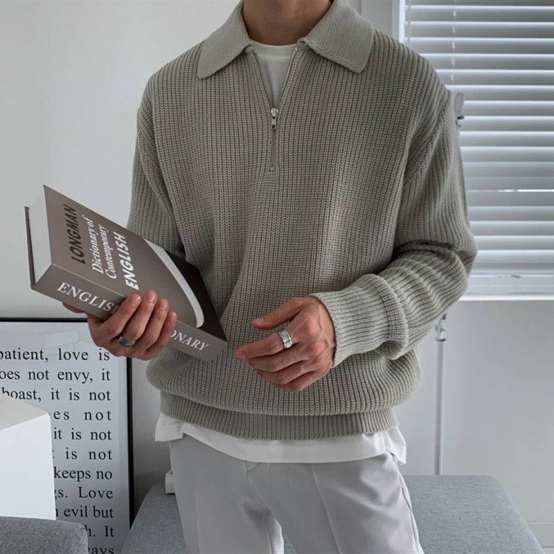 Maglione Zip Monaco