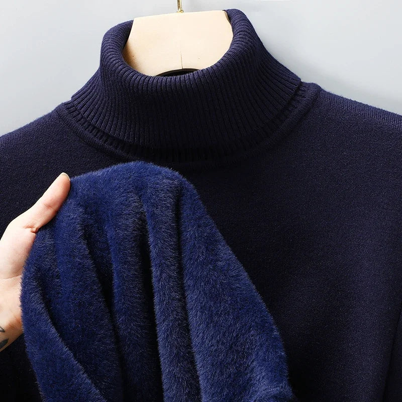 Elegante Maglione Collo Alto