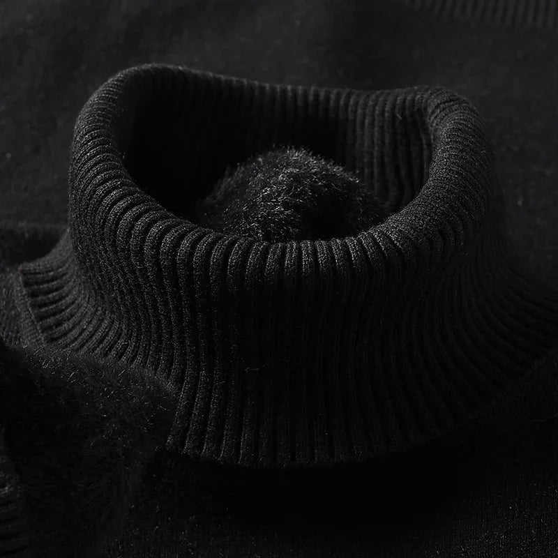 Elegante Maglione Collo Alto
