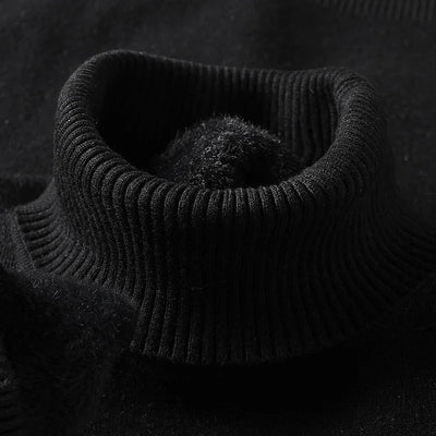 Elegante Maglione Collo Alto