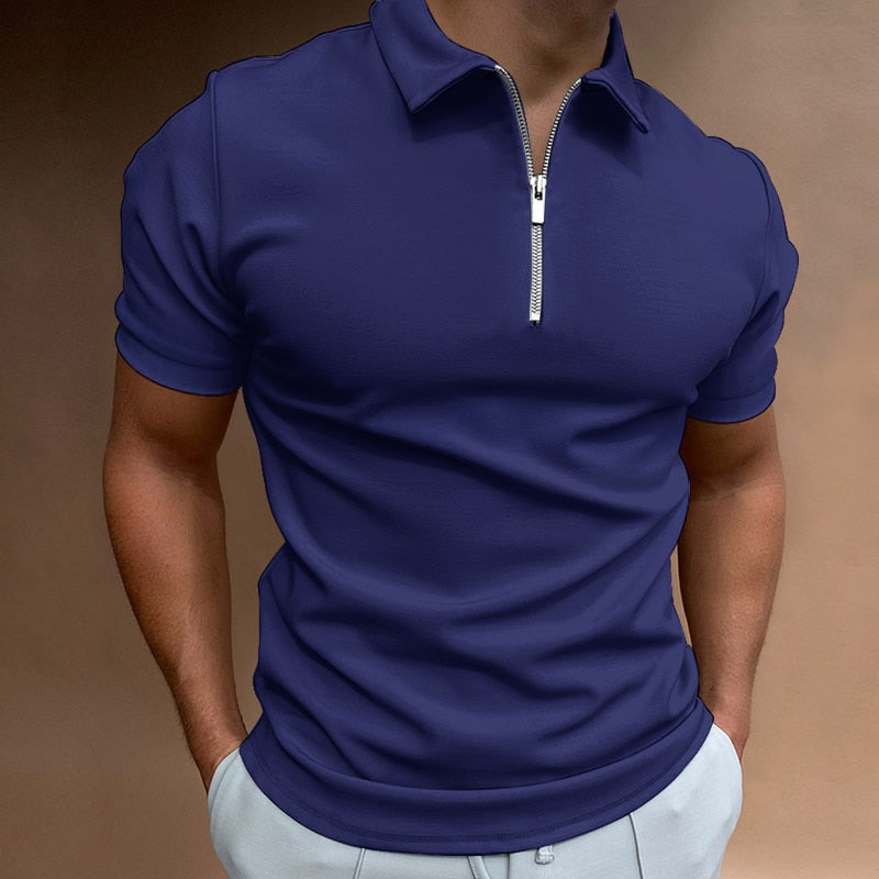 Polo Shirt con Zip