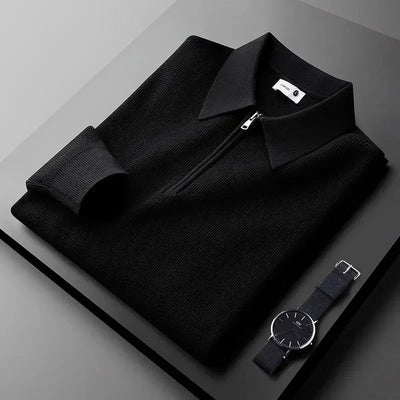 Maglione Elegante da Uomo con Zip