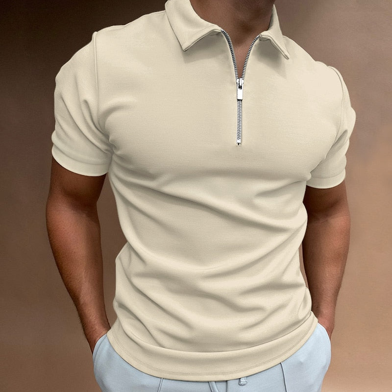 Polo Shirt con Zip