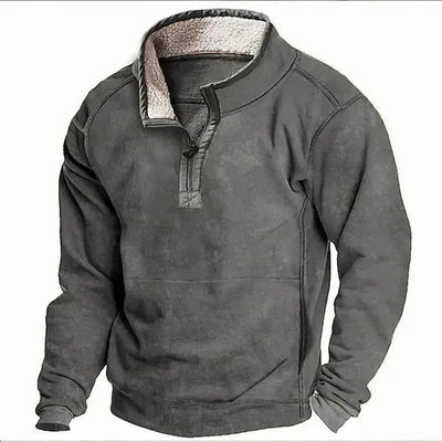 Maglione in Fleece con Zip