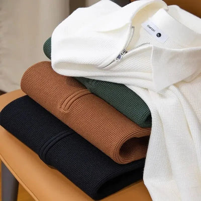 Maglione Elegante da Uomo con Zip