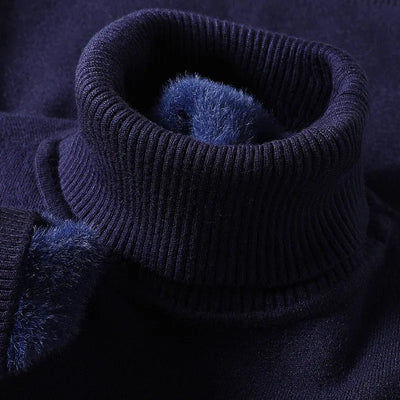 Elegante Maglione Collo Alto