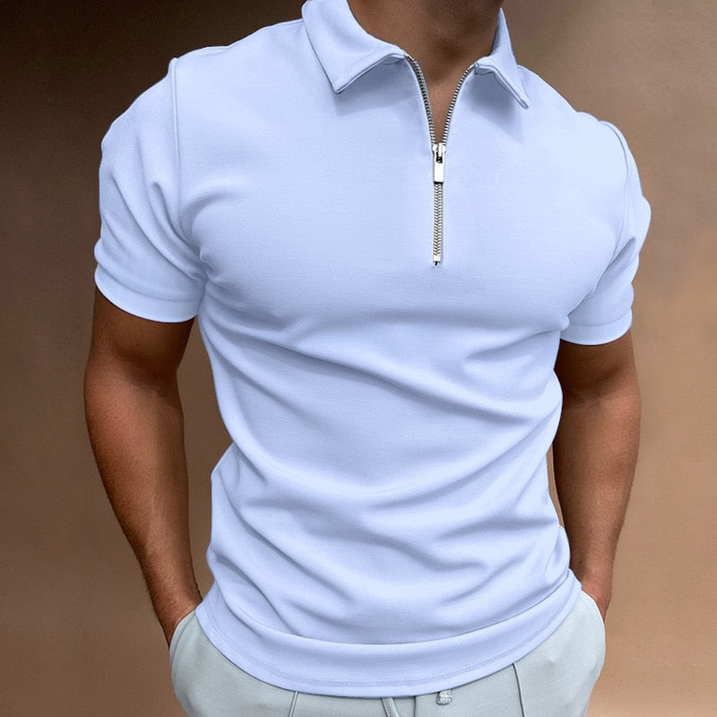 Polo Shirt con Zip