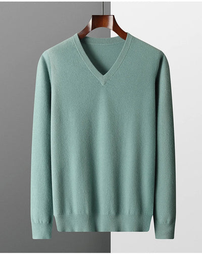Maglione V-Neck in Lana
