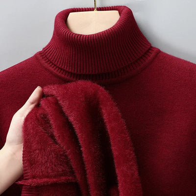 Elegante Maglione Collo Alto