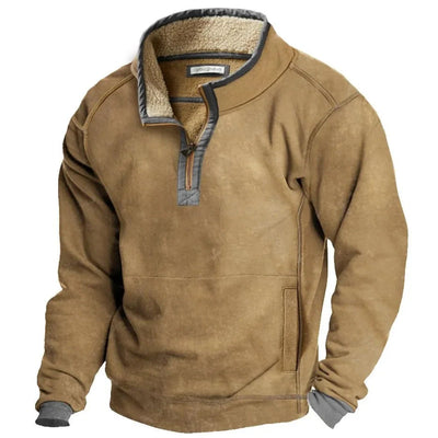 Maglione in Fleece con Zip