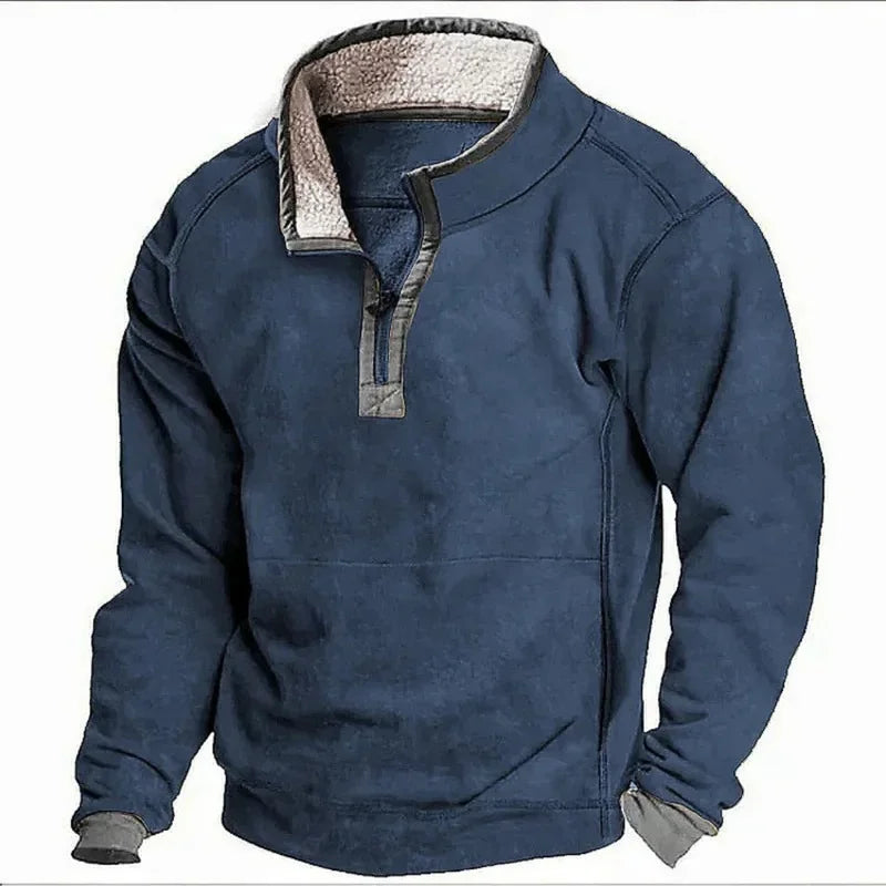 Maglione in Fleece con Zip