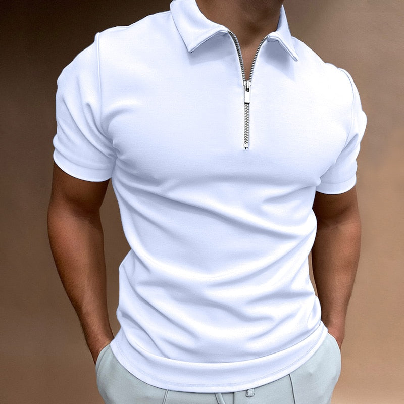 Polo Shirt con Zip