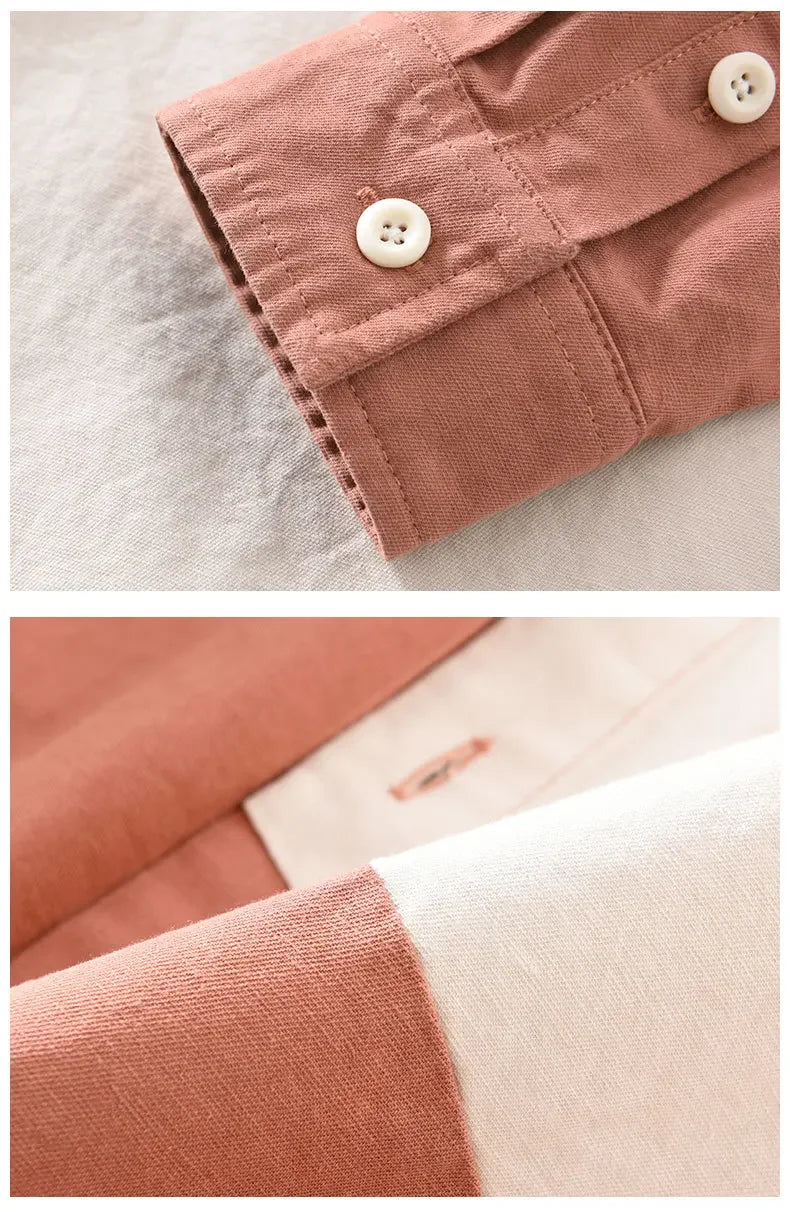 Camicia Bicolore in Cotone