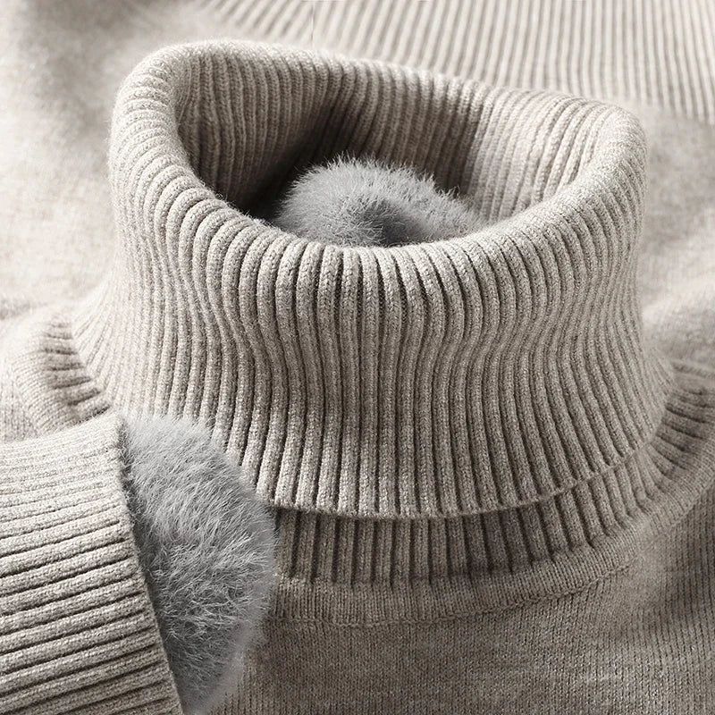 Elegante Maglione Collo Alto