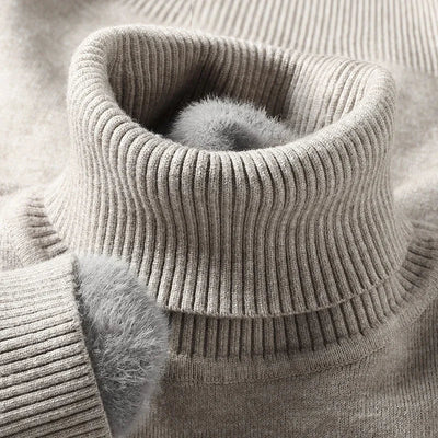 Elegante Maglione Collo Alto