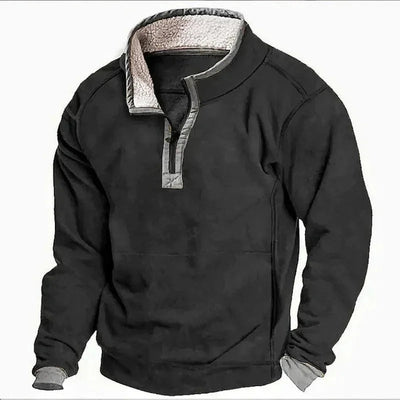 Maglione in Fleece con Zip