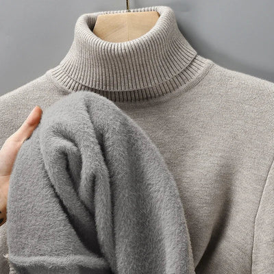 Elegante Maglione Collo Alto