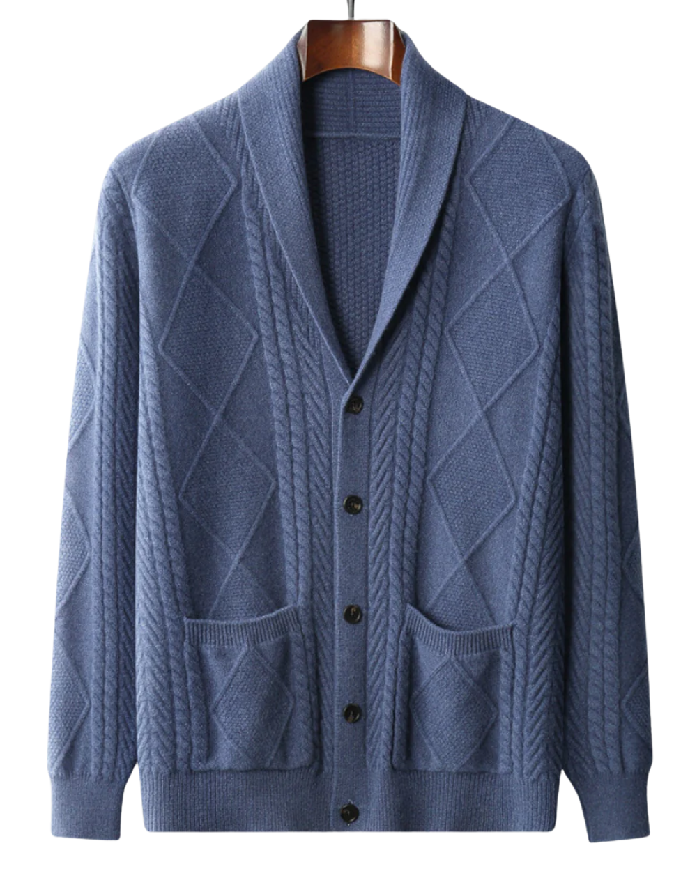 Cardigan in Lana Merino Savoca