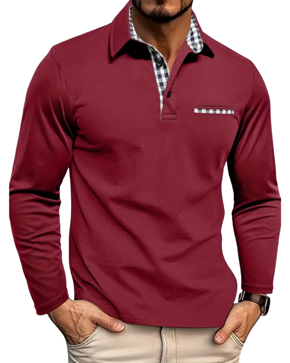 Polo con Maniche Lunghe