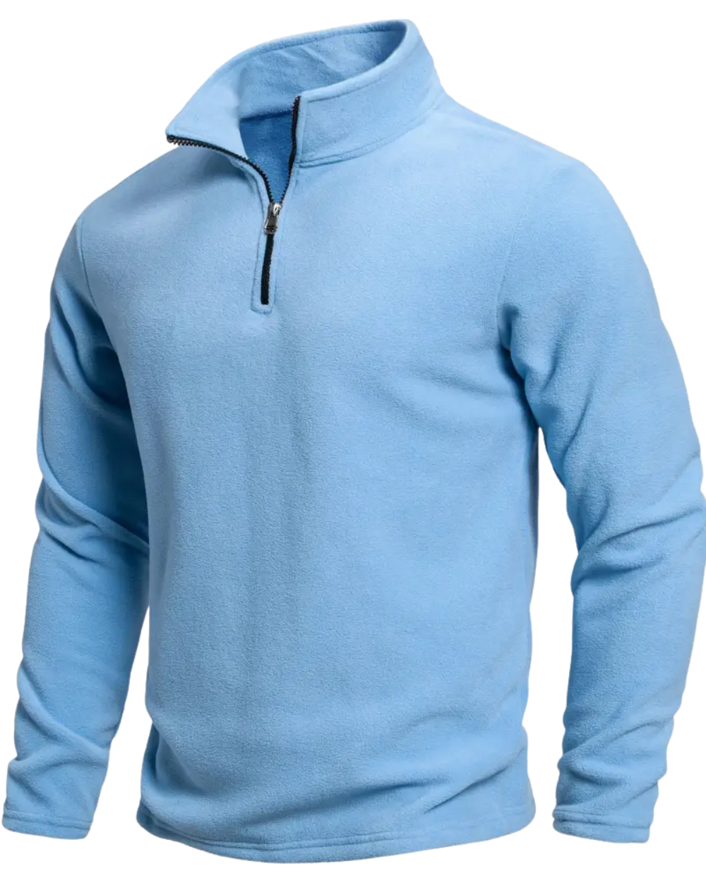 Maglione con Zip a Manica Lunga
