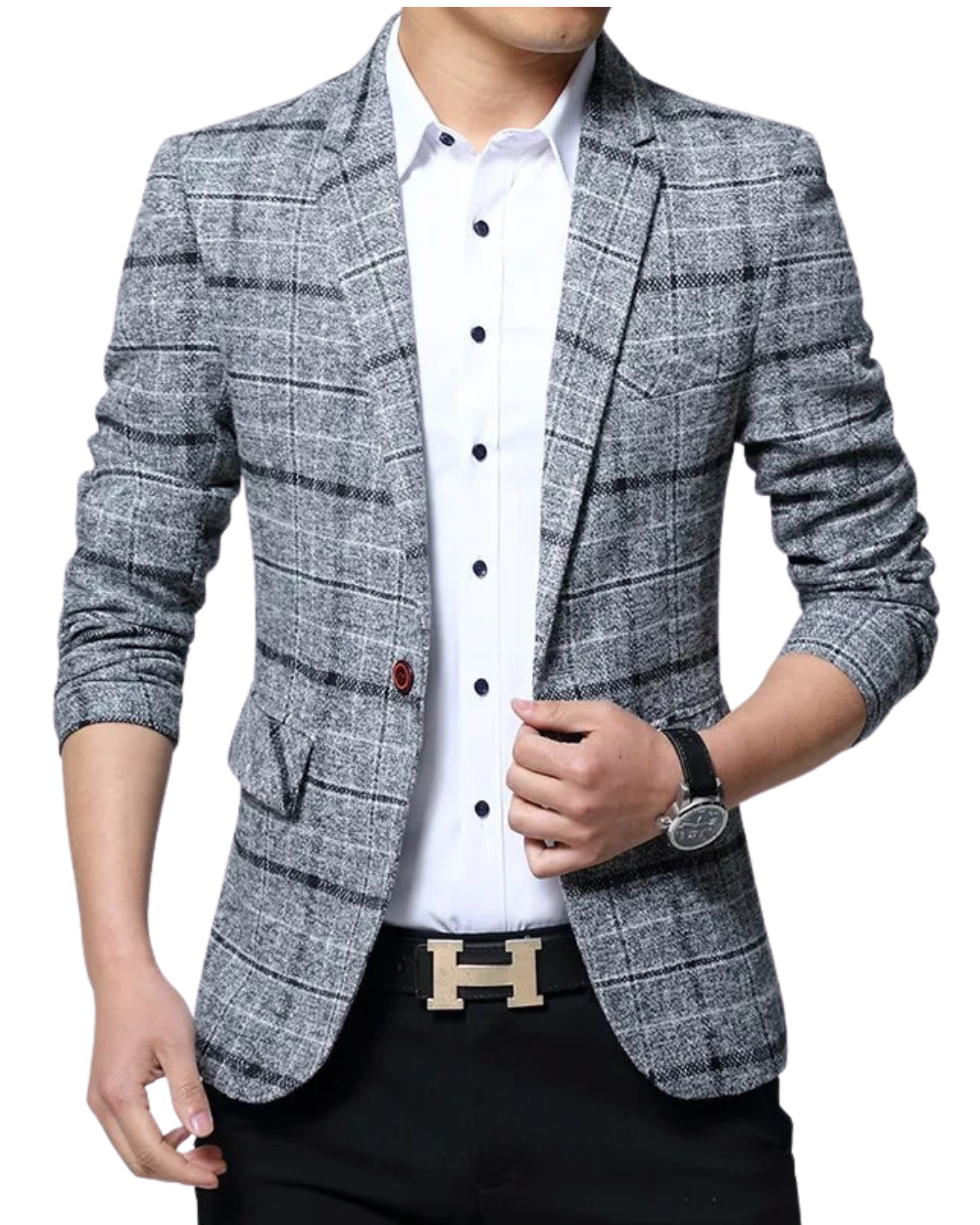 Blazer Elegante a Quadri