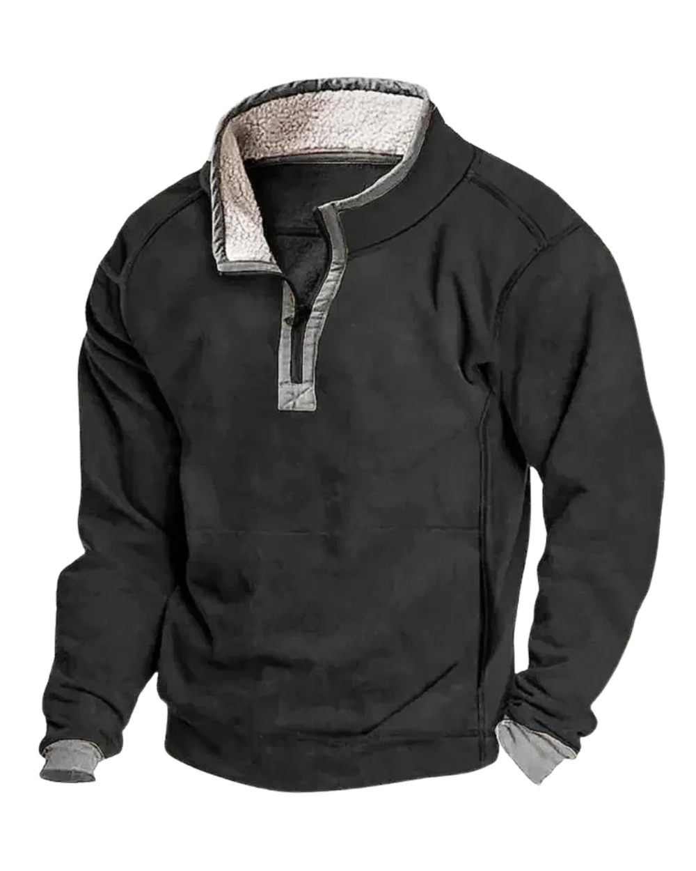 Maglione in Fleece con Zip