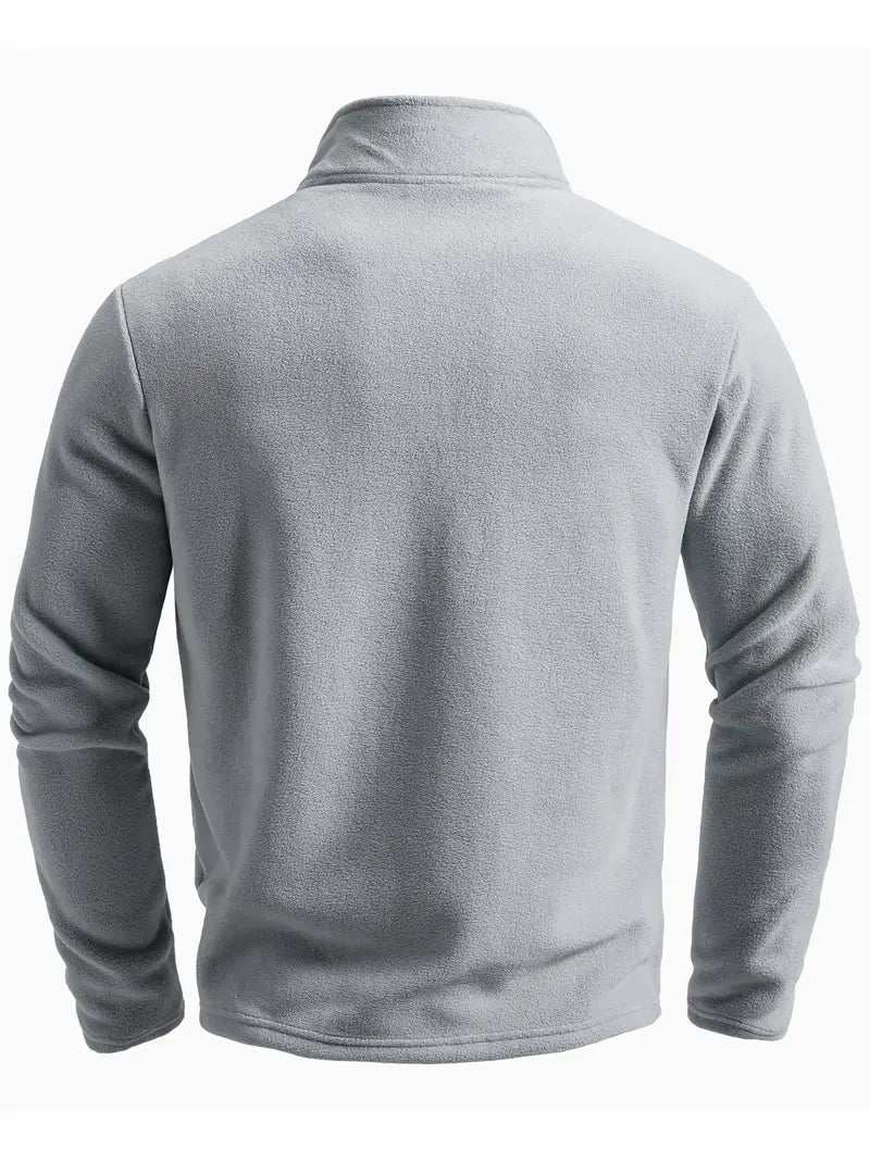 Maglione con Zip a Manica Lunga