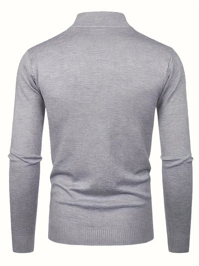 Maglione Elegante a Collo Alto