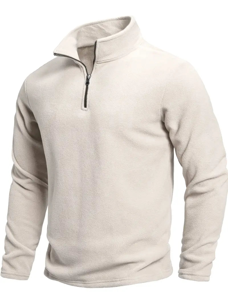 Maglione con Zip a Manica Lunga