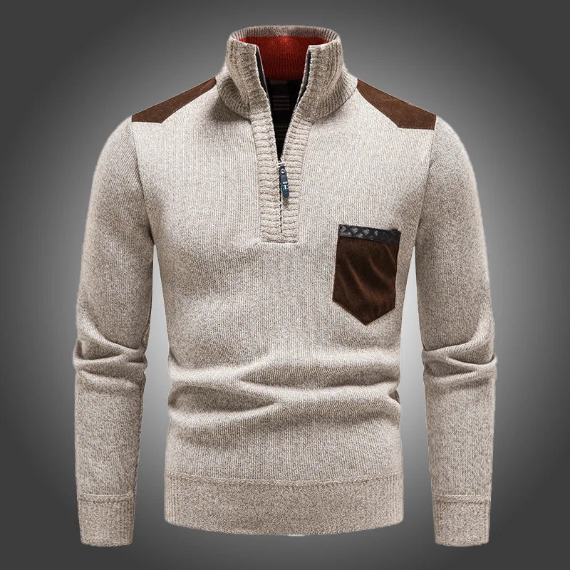 Maglione in Lana con Zip