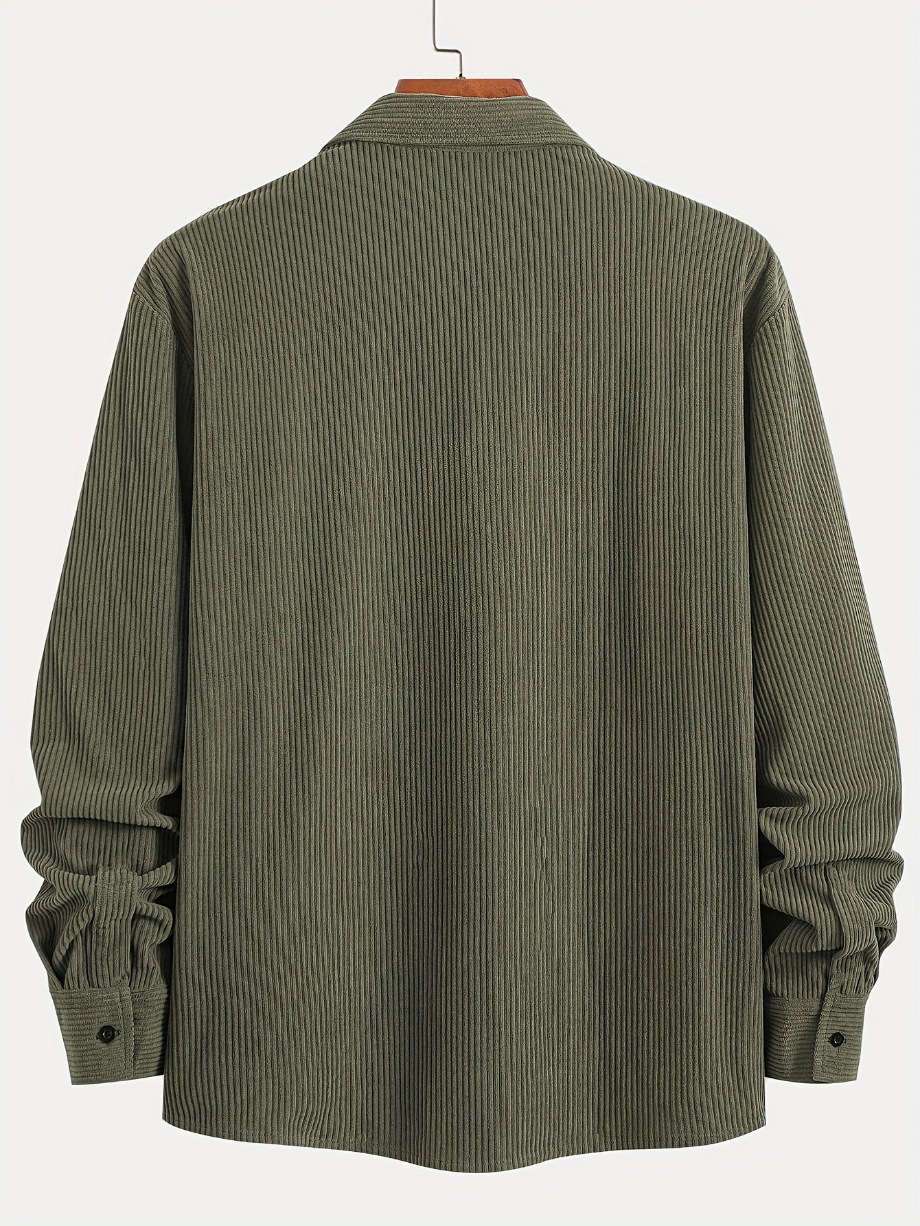 Cardigan in Velluto a Coste Casual