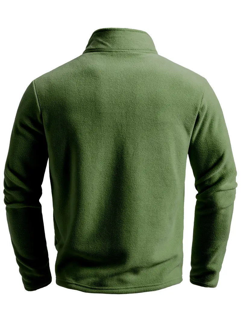 Maglione con Zip a Manica Lunga