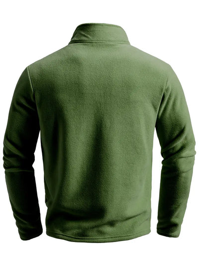 Maglione con Zip a Manica Lunga