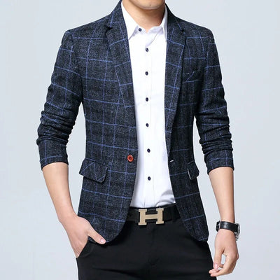 Blazer Elegante a Quadri