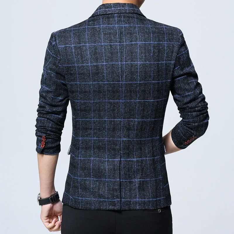 Blazer Elegante a Quadri