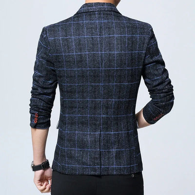 Blazer Elegante a Quadri