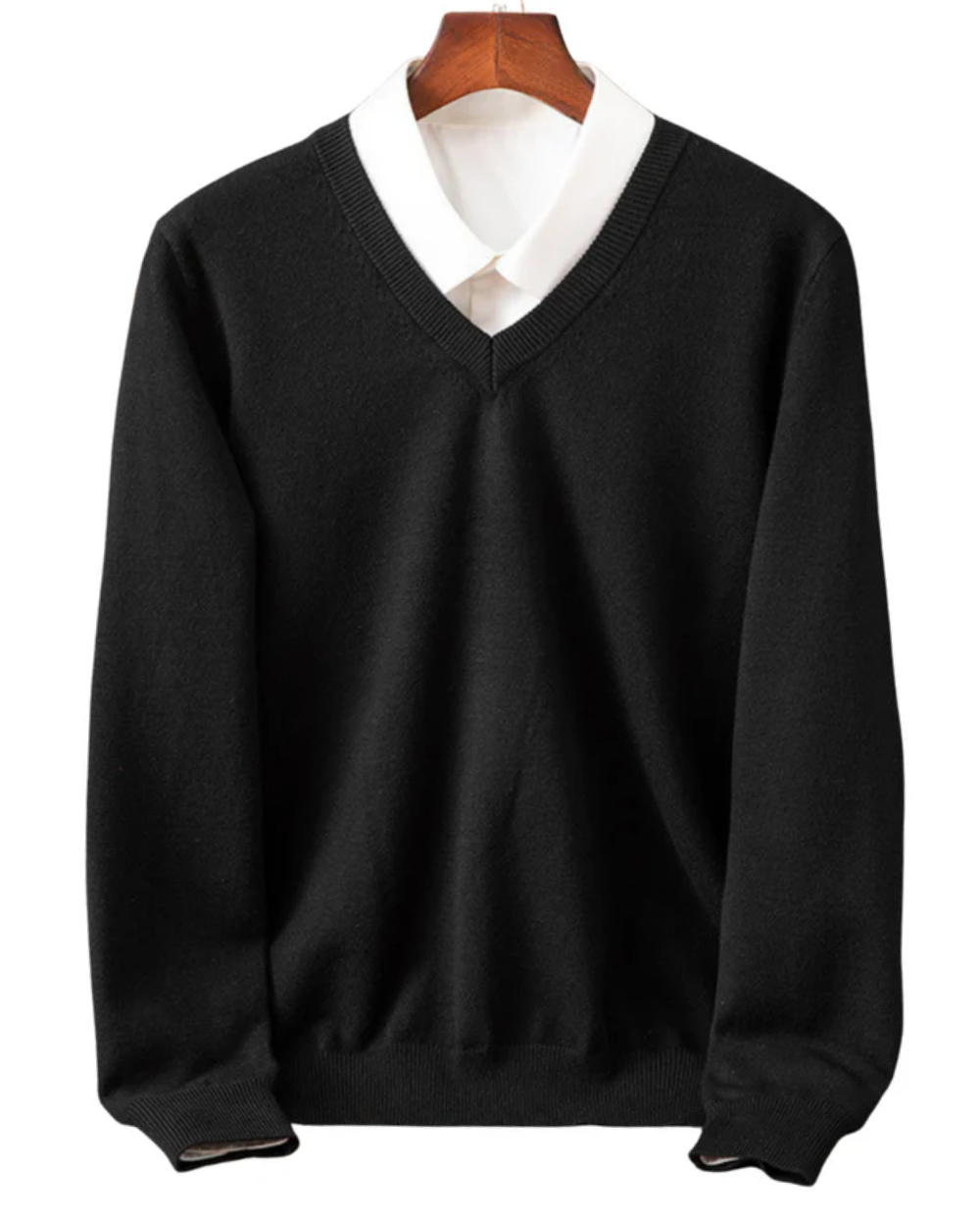 Maglione Chic con Scollatura a V