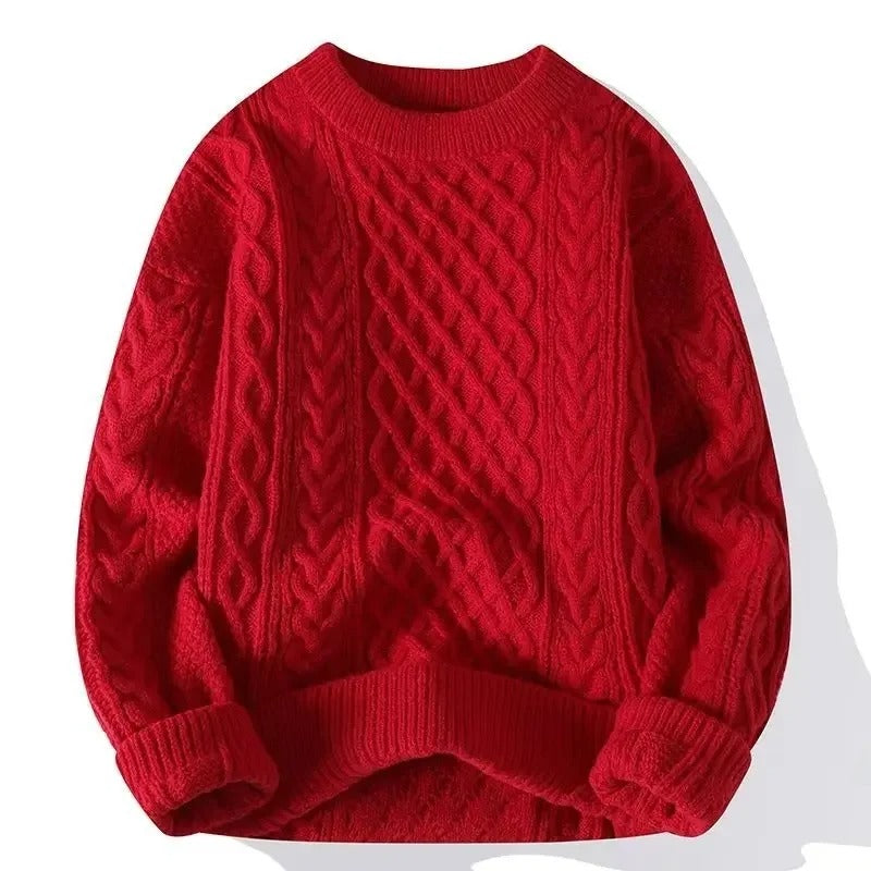 Maglione a Treccia
