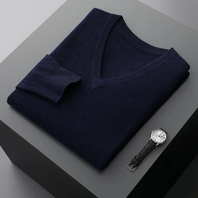 Maglione V-Neck in Lana